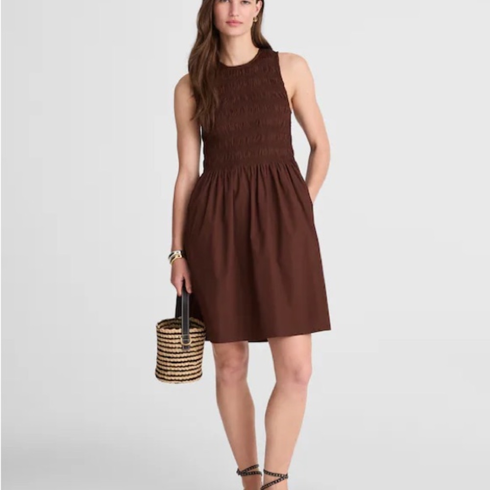 Madewell Melody Smocked Mini Dress